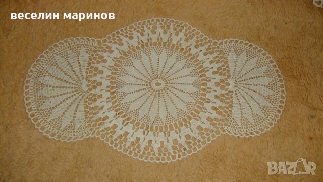 Каренца и покривки за маса плетени на една кука, снимка 10 - Покривки за маси - 31802966