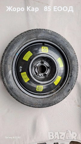 Резервна гума - патерица 17 цола 5x108 Пежо 407 /Peugeot 407 , снимка 6 - Гуми и джанти - 54061479
