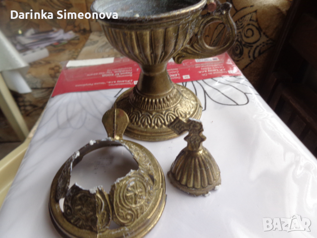 кандило, снимка 5 - Антикварни и старинни предмети - 32967132