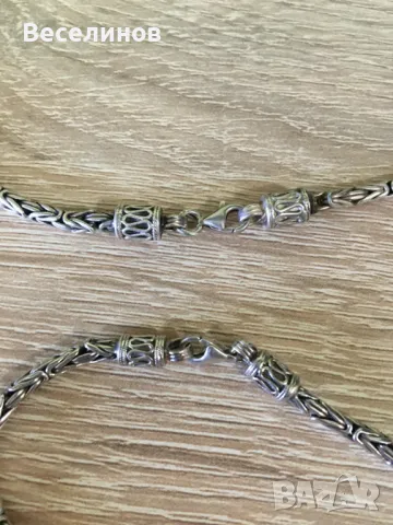 Масивен сребърен абитуриентски комплект, снимка 4 - Колиета, медальони, синджири - 49517422