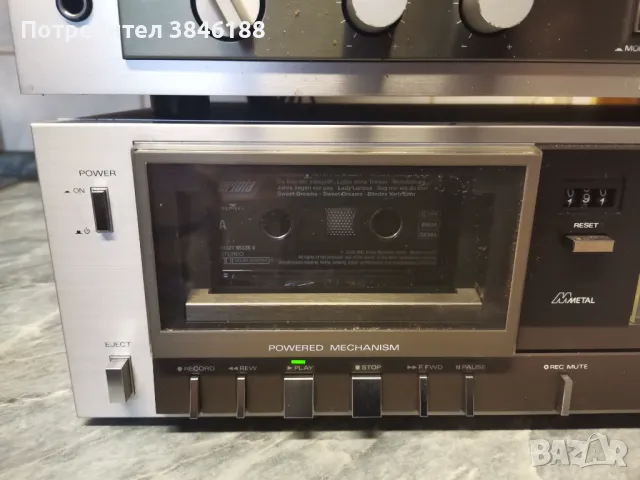Fisher CR-123 Deck+Fisher CA-250 Amplifier+Fisher FM-350L Tuner, снимка 3 - Аудиосистеми - 50088856