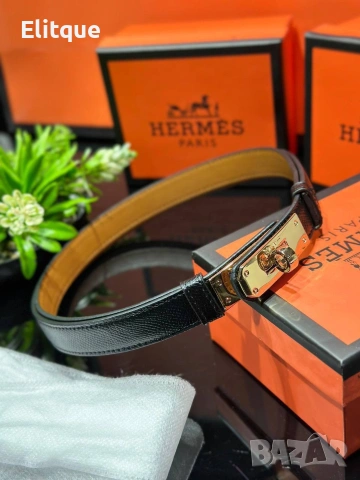 вносен колан от естествена кожа hermes , снимка 2 - Колани - 54248075