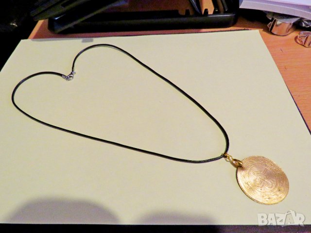 Старинна османска муска 1, турски амулет с тугра, тура 3,5 см - османска монограма, накит, амулет , снимка 3 - Други - 36844646