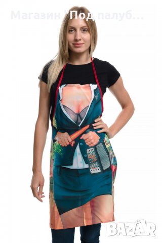 Нова дамска забавна готварска престилка Жена на годината, снимка 3 - Подаръци за жени - 30126819