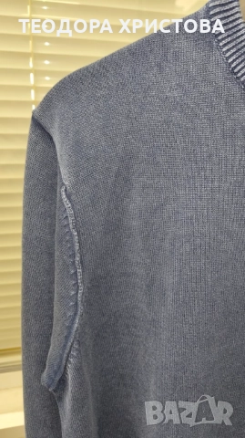 Нов мъжки пуловер Amor Kavrden, 100% памук, с етикет, размер S., снимка 3 - Пуловери - 52522001