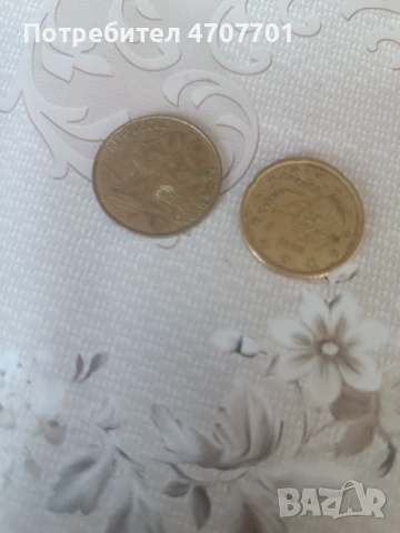 Стари монети 1 евро 2 евро  50 евро цента 20 евро цента от  2000г 2002г и 2003 г, снимка 11 - Други ценни предмети - 54157015