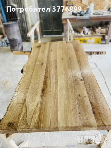 Плотове за маси с жив ръб от масивна дървесина , снимка 2 - Маси - 51745403