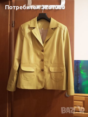 Дамско яке естествена кожа, снимка 2 - Якета - 40532382