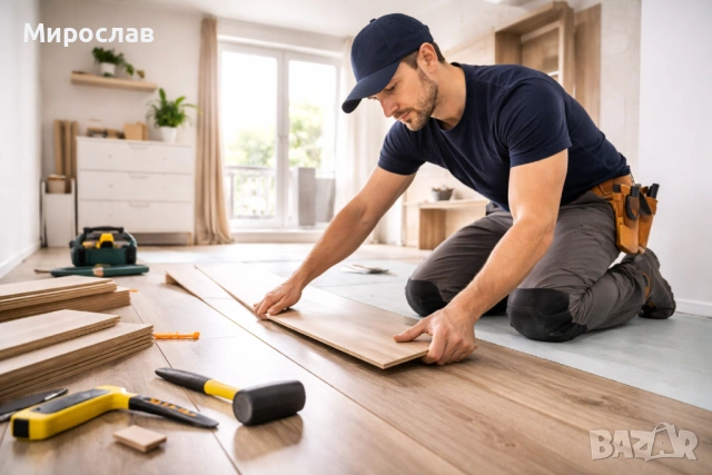 Монтаж на ламинат и подова настилка