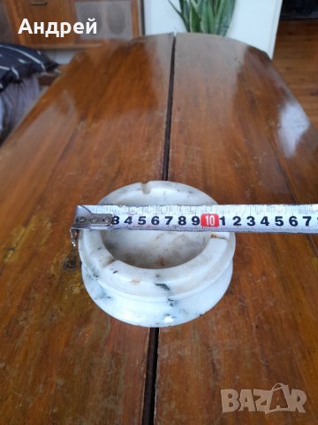 Стар Мраморен пепелник, снимка 3 - Антикварни и старинни предмети - 38760400