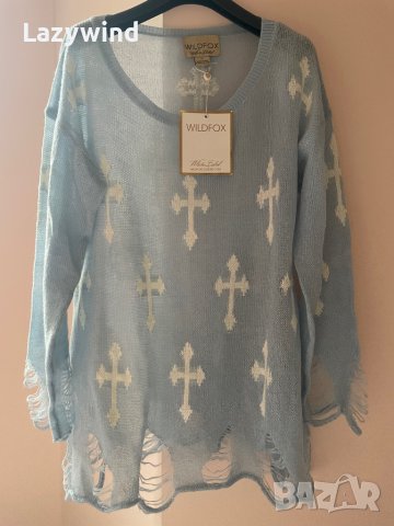 Пуловер Wildfox, снимка 3 - Блузи с дълъг ръкав и пуловери - 39397568