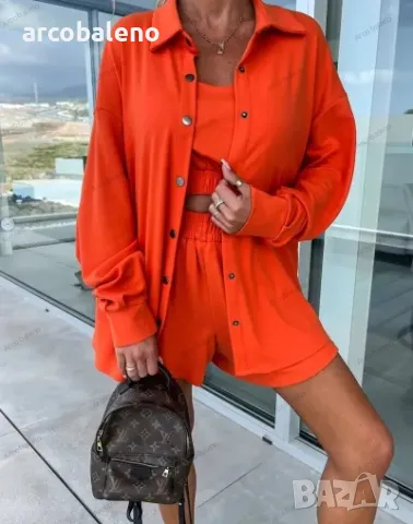 Дамски ежедневен ваканционен комплект от три части INS, 6цвята , снимка 13 - Комплекти - 49863393