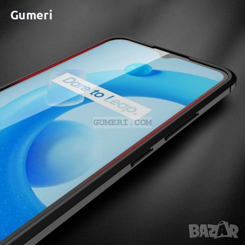 Realme C11 (2021) Противоударен Силиконов Гръб Имитираш Кожа, снимка 7 - Калъфи, кейсове - 38184710