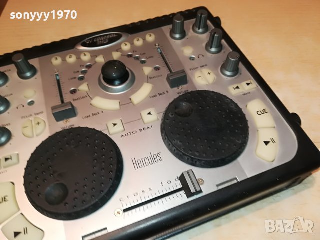 HERCULES DJ CONTROL MP3/USB-ВНОС SWISS 1907221024М, снимка 6 - Ресийвъри, усилватели, смесителни пултове - 37433828