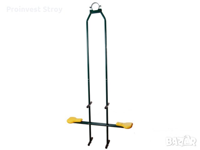 Двойна детска метална люлка AC5001 с размери 190*99.5*23 см.