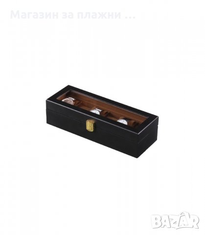 ЧЕРНА ДЪРВЕНА КУТИЯ ЗА 6, 10 ИЛИ 12 ЧАСОВНИКА И АКСЕСОАРИ - код 2656, снимка 6 - Подаръци за мъже - 34165248