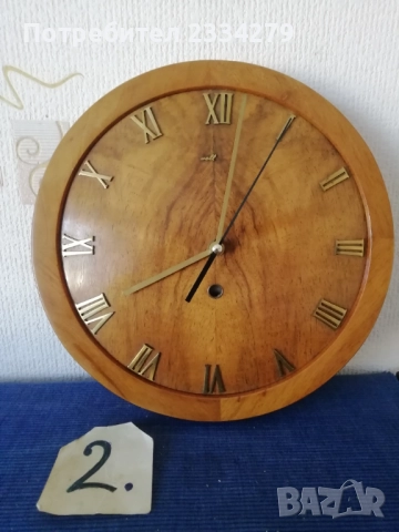 Стари стенни часовници от различни марки, държави игодиниа, снимка 3 - Антикварни и старинни предмети - 52017758