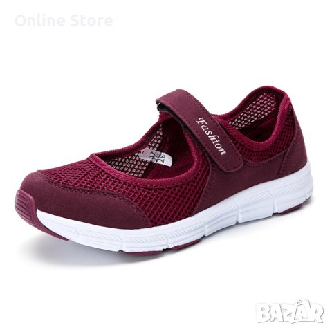 Спортни, летни дамски обувки от дишаща материя в 6 цвята, снимка 5 - Дамски ежедневни обувки - 42775432
