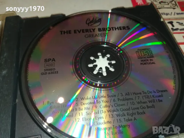 EVERLY BROTHERS-ORIGINAL CD-ВНОС GERMANY 280225111817, снимка 8 - CD дискове - 49311257
