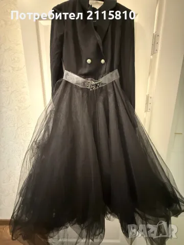 Дамска рокля с тюл , снимка 1