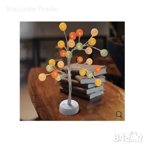 Декоративна LED лампа Mercado Trade, USB, Цветни топки, 44см.