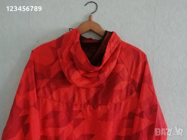 Nike оригинално ново мъжко яке ветровка с качулка размер XL оранжево , снимка 3 - Якета - 51406748