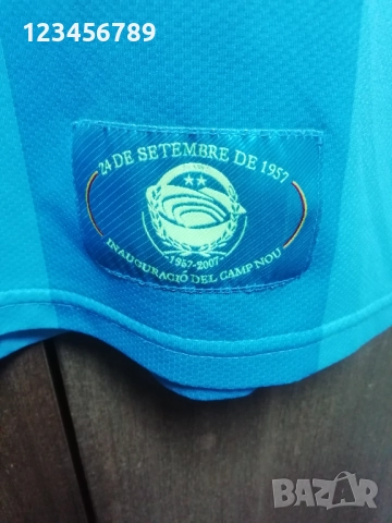 Barcelona Messi 2007/2008 юбилейна оригинална тениска фланелка Меси Барселона екип , снимка 10 - Тениски - 52154716