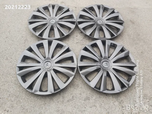 4 броя оригинални тасове за Citroen C4 16, снимка 2 - Аксесоари и консумативи - 49506601