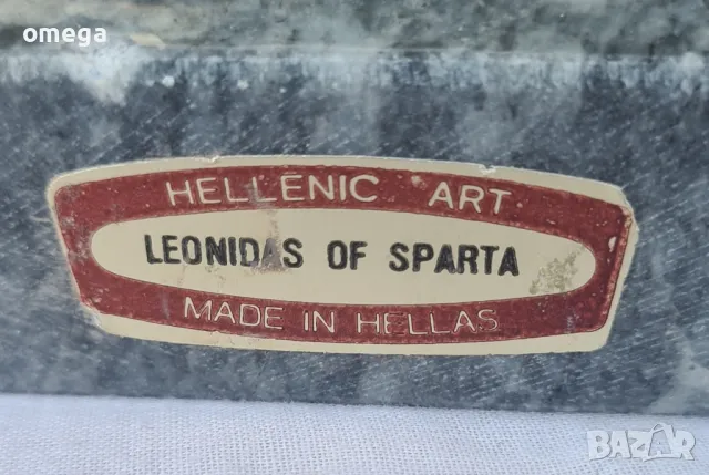 Скулптура Леонидас От Спарта , снимка 7 - Антикварни и старинни предмети - 47357182