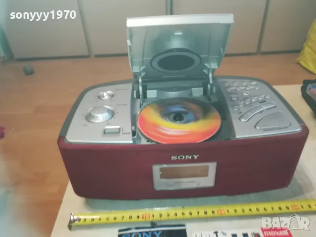 SONY ICF-CD873 CD RADIO-ВНОС SWISS 1011241403LNWCR, снимка 2 - Аудиосистеми - 47912842
