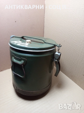 Соц Стара Военна Термо Бака 10лт., снимка 3 - Антикварни и старинни предмети - 51643823