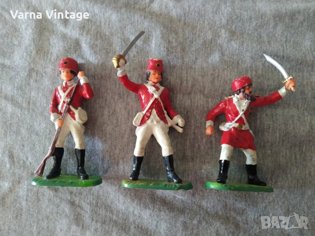 Войници (конверсия) ELASTOLIN Германия. цена за 3 бр., снимка 3 - Колекции - 54038005
