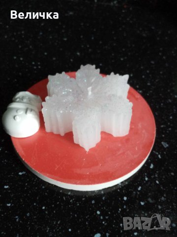 Коледна снежинка, снимка 2 - Декорация за дома - 42513891