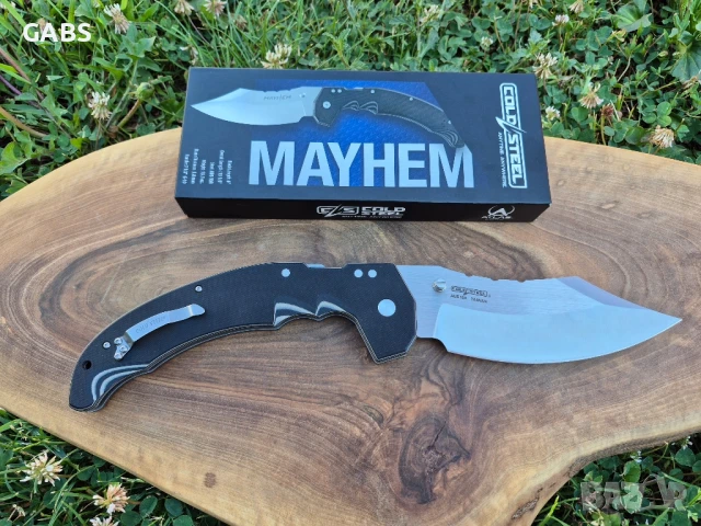 Масивен сгъваем нож Cold Steel MAYHEM, снимка 2 - Ножове - 50809399