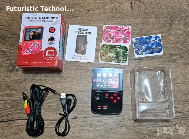 Ретро гейм конзола , снимка 2 - Други игри и конзоли - 47632892