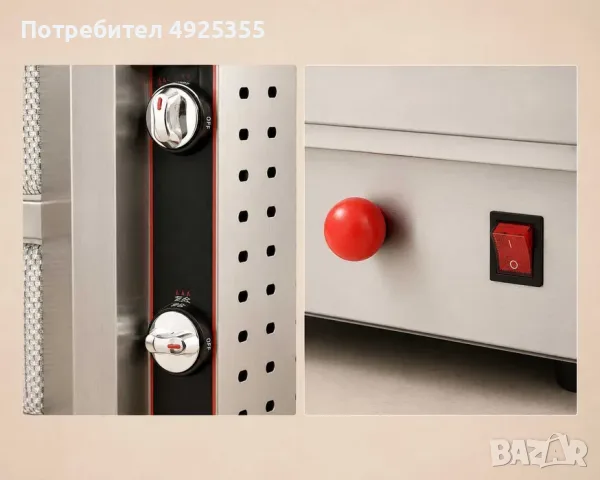 Дюнер машина на газ с 4 пити и долен мотор, снимка 3 - Обзавеждане за заведение - 55752126