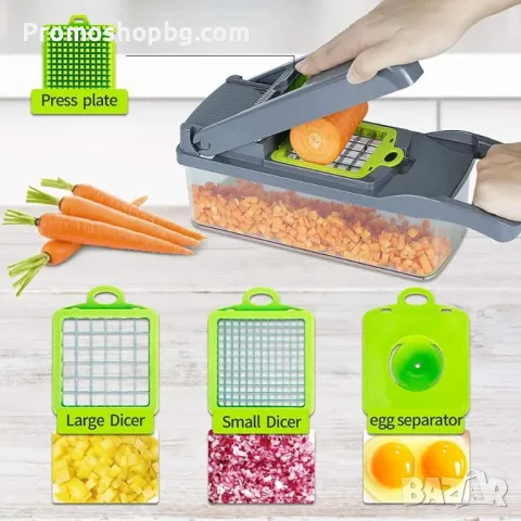 Мултифункционално ренде Veggie Slicer 14 в 1, снимка 4 - Други - 48149173