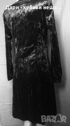 Халат от черен плюш🍀❤️S, М, M/L❤️🍀арт.4058, снимка 6 - Пижами - 38838439