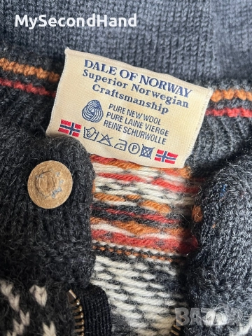 Dale of Norway оригинален мъжки пуловер размер L, снимка 5 - Пуловери - 52216929