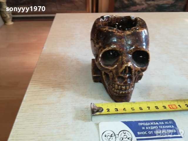 ЧЕРЕП ПЕПЕЛНИК 1503241603, снимка 9 - Антикварни и старинни предмети - 44779542