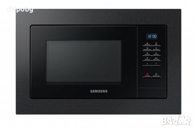  Микровълнова печка, Samsung MG23A7013CB/OL, Built-in microwave grill, Ceramic Inside, 23l, 800 W, B