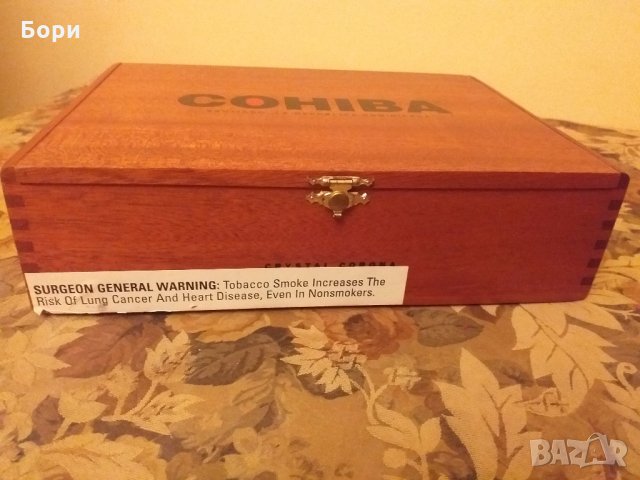 Кутия от пури COHIBA CRYSTAL CORONA, снимка 4 - Други ценни предмети - 30812708