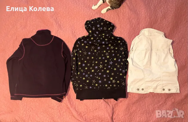 Roxy, Mavi Jeans два суитчера и дънков елек за момиче 10-12 г/ XS, снимка 2 - Детски анцузи и суичери - 56204729