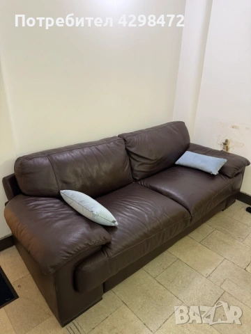 Италиански кожен диван