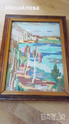 Гоблен"Абстракция" -уникат, снимка 2 - Гоблени - 40466478