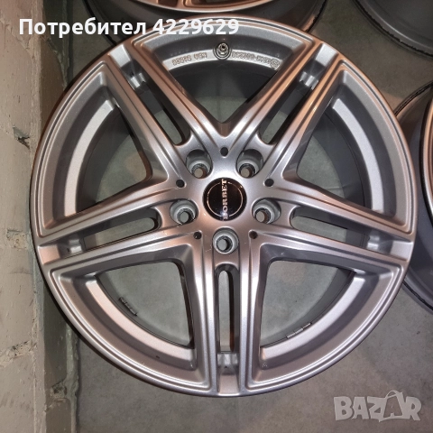 Алуминиеви джанти Borbet 5x112 - 17 цола , снимка 3 - Гуми и джанти - 52775683