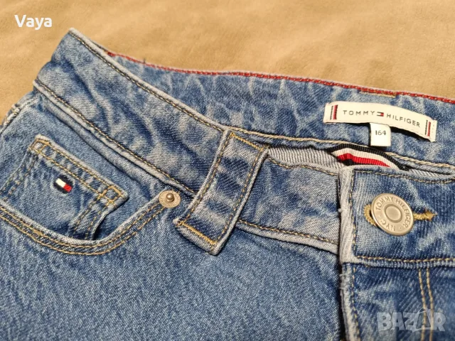 Детски дънки Tommy Hilfiger, размер 164, снимка 2 - Детски панталони и дънки - 56548421