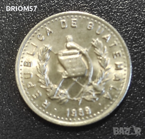 Монета Гватемала - 1 бр. [1989], снимка 2 - Нумизматика и бонистика - 51942949