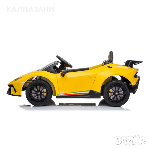 Акумулаторна кола LAMBORGHINI HURACAN ЖЪЛТА с родителски контрол, снимка 3 - Коли, камиони, мотори, писти - 44759572