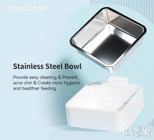 WiFi Автоматична хранилка за кучета и котки дозатор храна-PAPIFEED

, снимка 4 - За кучета - 48292525